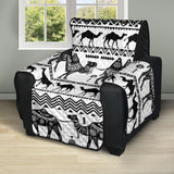 Camel polynesian tribal pattern Recliner Cover Protector