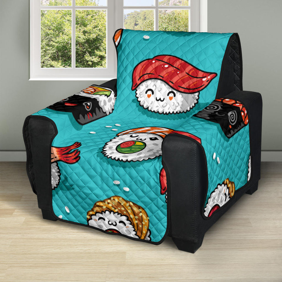 Cute sushi pattern Recliner Cover Protector
