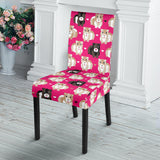 Guinea Pig Pattern Print Design 01 Dining Chair Slipcover