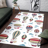 Hot Air Balloon Pattern Area Rug