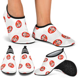 Daruma Japanese Wooden Doll Pattern Aqua Shoes