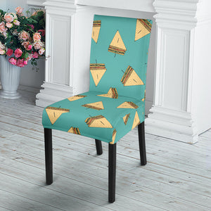 Sandwich Pattern Print Design 03 Dining Chair Slipcover