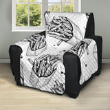 Hand drawn french fries pattern Recliner Cover Protector