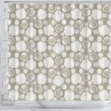 Scallop Shell Pattern Shower Curtain Fulfilled In US