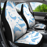 Blue Whale Pattern  Universal Fit Car Seat Covers