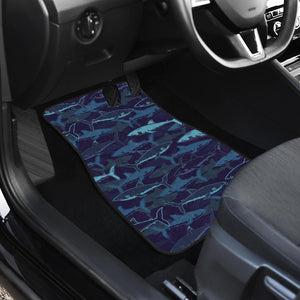 Shark Pattern Front Car Mats