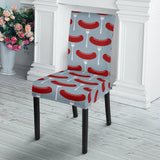 Sausage Pattern Print Design 02 Dining Chair Slipcover