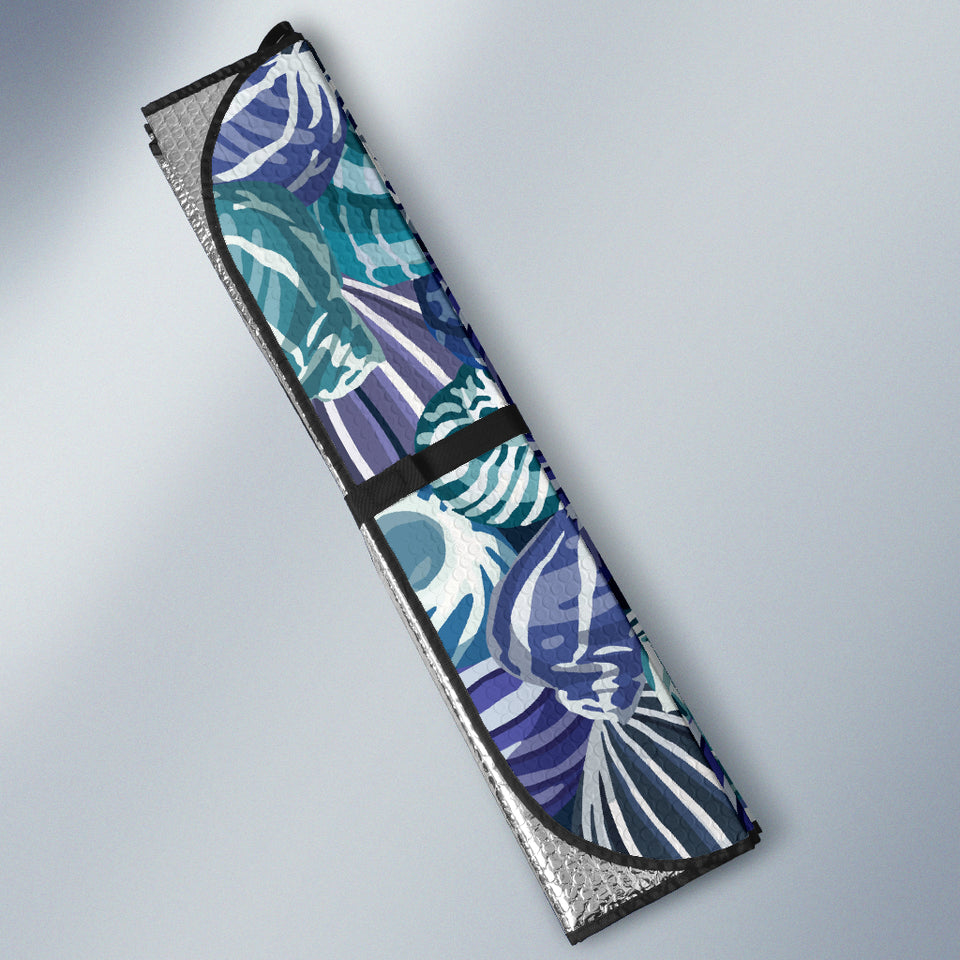 Shell Design Pattern Car Sun Shade