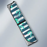 Cute Octopuses Heart Striped Background Car Sun Shade