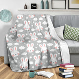 Rabbit Cloud Pattern Premium Blanket