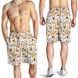 Giraffe Pattern Print Design 04 Men Shorts
