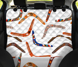 Boomerang Australian Aboriginal Ornament Pattern Dog Car Seat Covers