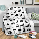 Goat Ram Pattern Premium Blanket