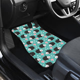 Hedgehog Pattern Print Design 03 Front Car Mats
