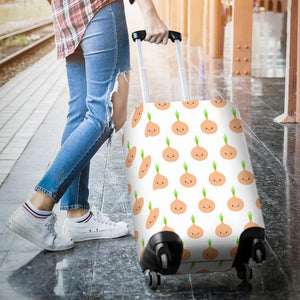 Cute Onions Smiling Faces Luggage Covers