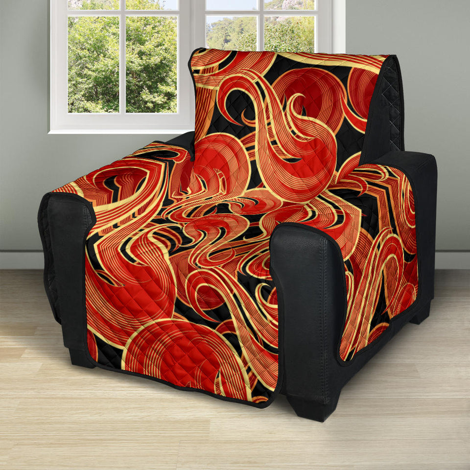 Fire flame pattern Recliner Cover Protector