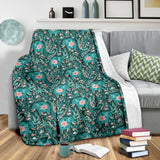 Elephants Jungle Pattern Premium Blanket
