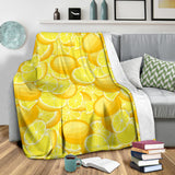 Lemon Pattern Premium Blanket
