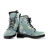 Cute Hamster Cheese Pattern Leather Boots