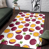 Passion Fruit Design Pattern Area Rug
