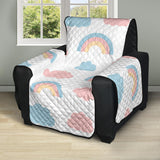Cute rainbow clound pattern Recliner Cover Protector