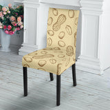 Hand Drawn Peanuts Pattern Dining Chair Slipcover