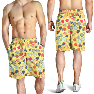 Sun Glasses Pattern Print Design 05 Men Shorts