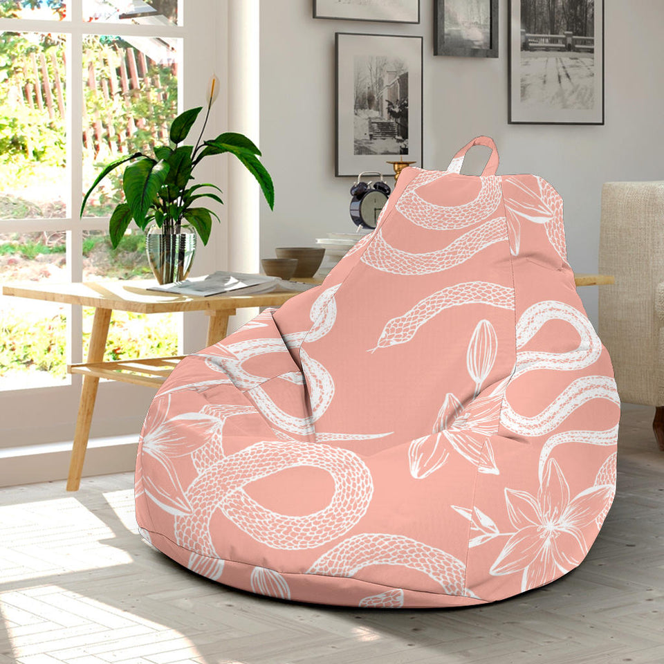 Snake Lilies Flower Pattern Bean Bag Cover