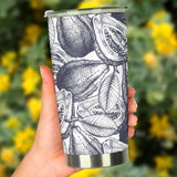Guava Tropical Hand Drawn Pattern Tumbler