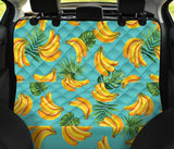 Banana Palm Leaves Pattern Background Dog Car Seat Covers
