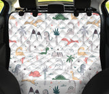 Cute Cartoon Dinosaurs Tree Pattern Dog Car Seat Covers