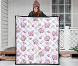 Garlic Pattern Premium Quilt