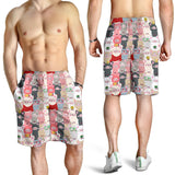 Pig Pattern Print Design 02 Men Shorts