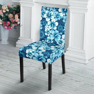 Hibiscus Pattern Print Design 03 Dining Chair Slipcover