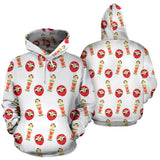 Daruma Japanese Wooden Doll Men Women Pullover Hoodie