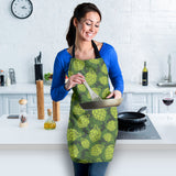 Hop Pattern Hop Cone Background Adjustable Apron