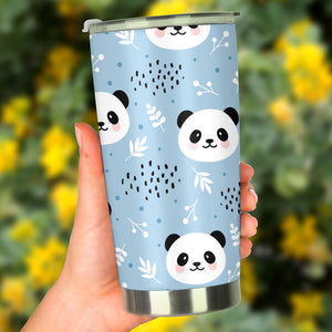 Cute Panda Pattern Tumbler