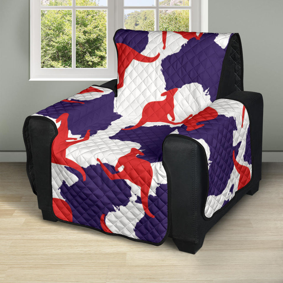 Kangaroo Australian pattern Recliner Cover Protector