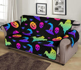 Colorful halloween background Sofa Cover Protector