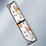 Cute Corgi Heart Star Bone Pattern Car Sun Shade