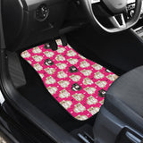 Guinea Pig Pattern Print Design 01 Front and Back Car Mats