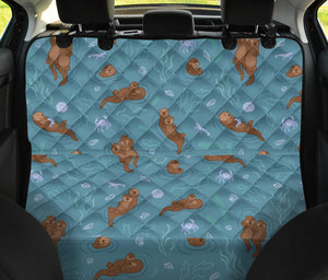 Sea Otters Pattern Dog Car Seat Covers