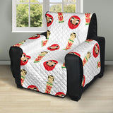 Daruma japanese wooden doll Recliner Cover Protector