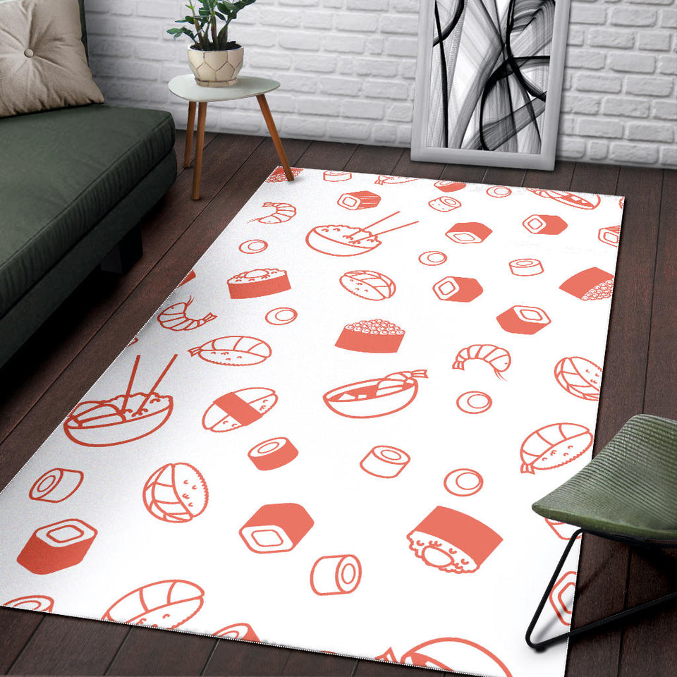 Sushi Pattern Area Rug