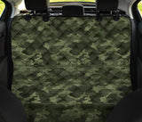 Digital Green Camo Camouflage Pattern Dog Car Seat Covers