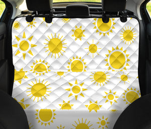 Sun Pattern Dog Car Seat Covers