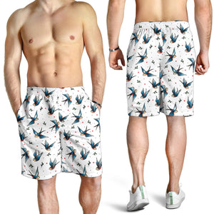 Swallow Pattern Print Design 04 Men Shorts