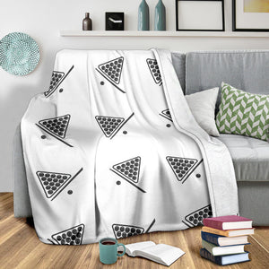 Billiard Ball Pattern Print Design 03 Premium Blanket
