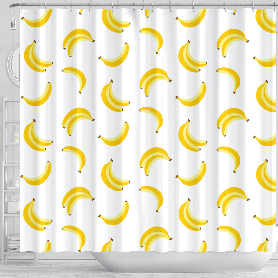 Banana Pattern Shower Curtain Fulfilled In US