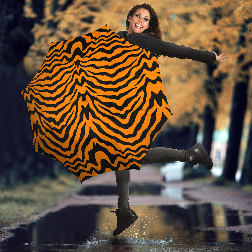 Bengal Tigers Skin Print Pattern Umbrella